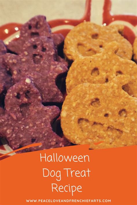 Halloween Dog Treat Recipe | Peace, Love, and Frenchie Farts | Recipe ...