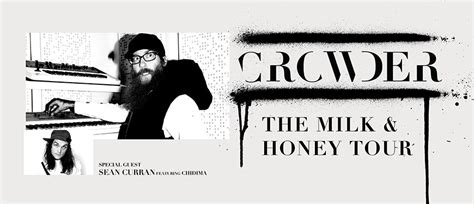 Tickets | Crowder "The Milk and Honey Tour" with special guest Sean Curran in Clarkston, MI ...