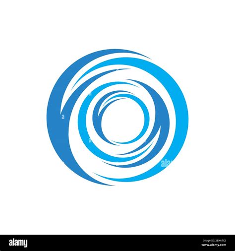 abctract blue whirlpool swoosh design vector illustration Stock Vector Image & Art - Alamy