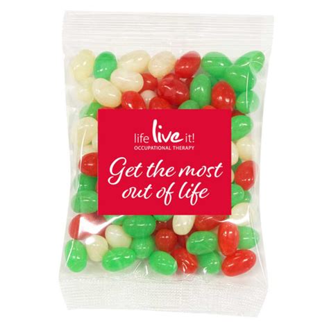 Mini Christmas Jelly Beans 100g. Promo Sweets