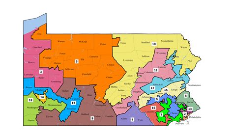 4 Detailed Political Map Of Districts And Counties - Map