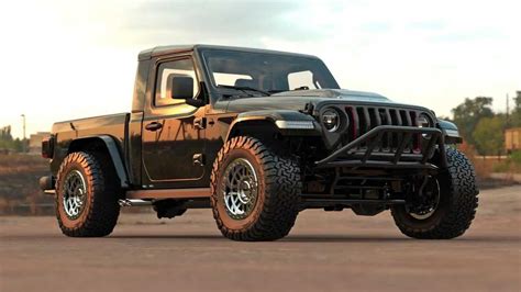 Jeep Gladiator Two-Door Rendering Looks Bad To The Bone