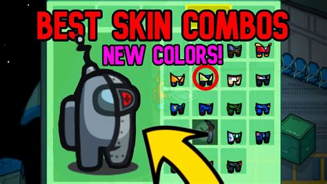 TOP 10 AMONG US SKIN COMBOS (NEW COLORS) | Best Among Us Outfits - YouTube