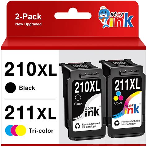 210XL 211XL Combo Pack for Canon Ink 210XL and 211XL 210 211 XL PG ...