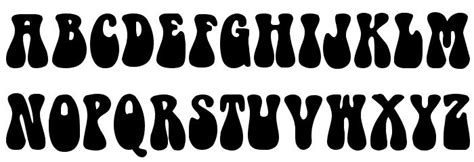 Image result for word book groovy bubble letters | Hippie font, Lettering fonts, 60s font