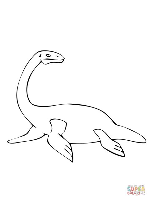 Plesiosaurus Coloring Online | Super Coloring