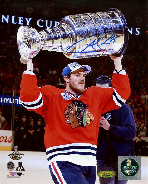 Andrew Shaw Autographed Chicago Blackhawks 2015 Stanley Cup Champs 8x10 ...