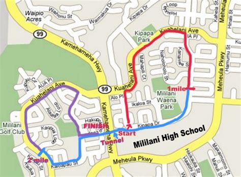 Mililani High School Campus Map - Time Zones Map