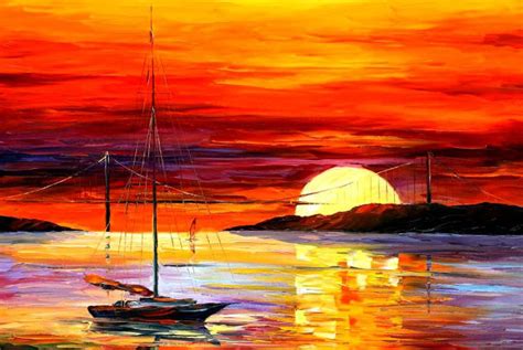 Acrylic Paintings Of Sunrise