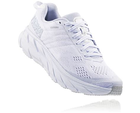 Hoka One - Hoka One 1102873: Women's Clifton 6 Running Sneakers (White ...