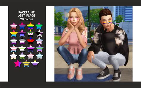 Пин на доске {Sims 4} Pride Gear