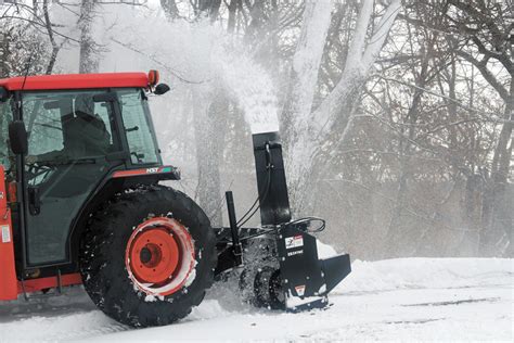 Erskine 3-Point PTO Rear Pull Snowblower for Tractors - Accudraulics