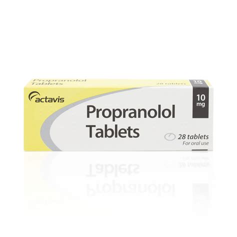 Propranolol 10mg and 40mg tablets for anxiety - Buy Online