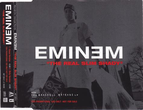 Eminem The real slim shady (Vinyl Records, LP, CD) on CDandLP