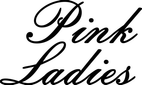 Grease Pink Ladies Logo Font