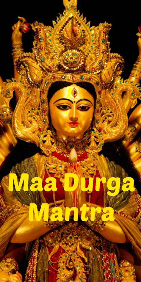 Maa Durga Mantra: Om Dum Durgayei Namaha + Kavach and Gayatri – Lyrics ...