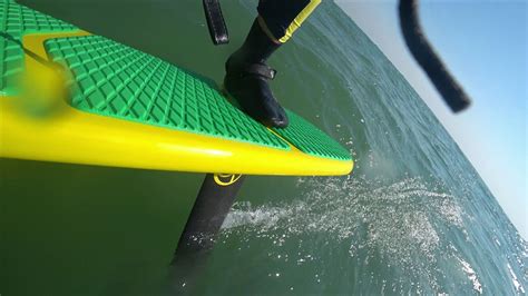 Hydrofoil, first steps - YouTube