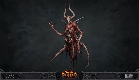 Mephisto Concept Art from Diablo II: Resurrected in 2022 | Diablo ii, Mephisto, Diablo