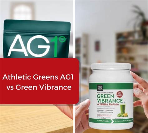 Athletic Greens AG1 vs Green Vibrance: 2023 - Gaining Tactics