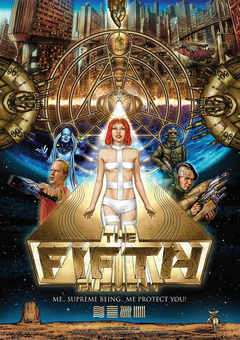 Sergey Art - The Fifth element (1997) Movie Poster