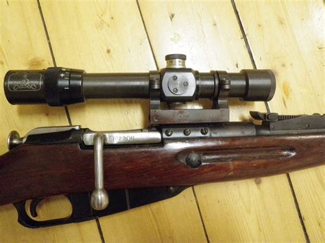 Soviet Mosin Nagant PE sniper rifle