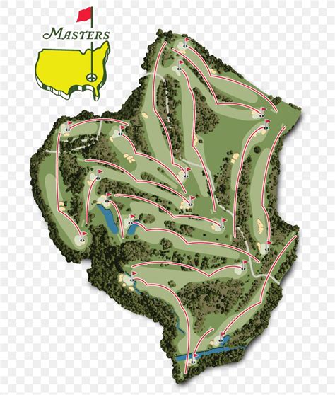 Masters Golf Course Map