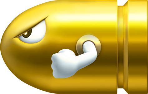 Gold Bullet Bill - Super Mario Wiki, the Mario encyclopedia