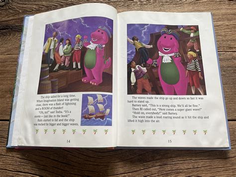 Barney's Imagination Island Book // 1994 // Large - Etsy