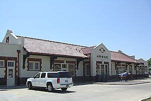 Former Santa Fe Train Station in Ardmore, OK. | Train depot, Railroad station, Old train