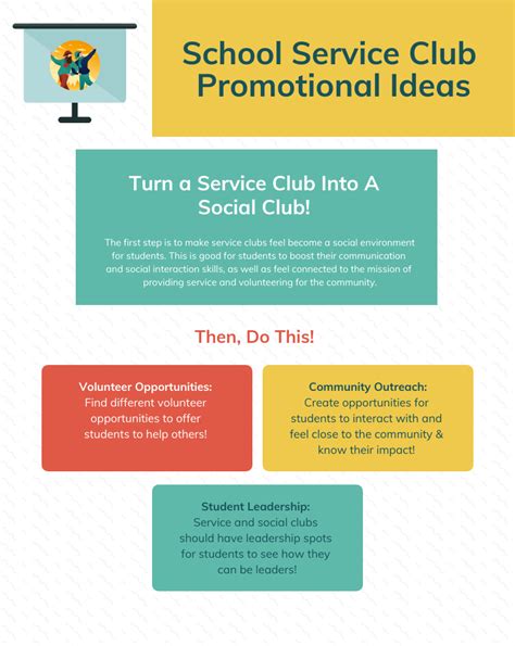 School Social Club Volunteer Ideas - Great For Key Club, Beta Club, and Leo Club! | Track It Forward