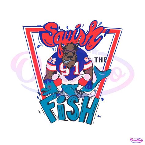 Buffalo Bills Mafia Squish The Fish SVG