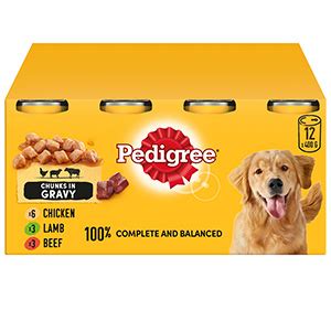 Pedigree Wet Adult Dog Food Mixed in Gravy 12 x 400g Tins | Pets At Home