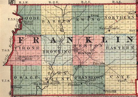 Franklin County, Illinois: Maps and Gazetteers