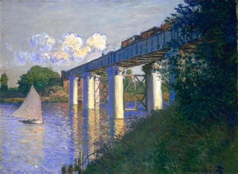 The Railway Bridge at Argenteuil, 1874 - Claude Monet - WikiArt.org