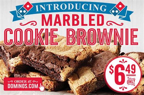 Domino's Offers New Marbled Cookie Brownies | Brand Eating