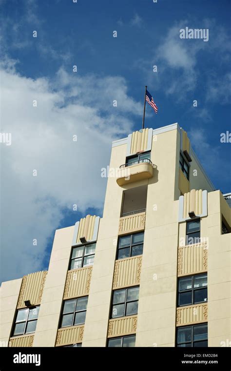 miami art deco Stock Photo - Alamy