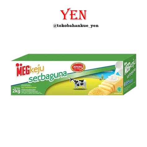 Jual Meg Keju Serbaguna / Keju Cheddar Olahan / Keju Parut 2kg | Shopee Indonesia