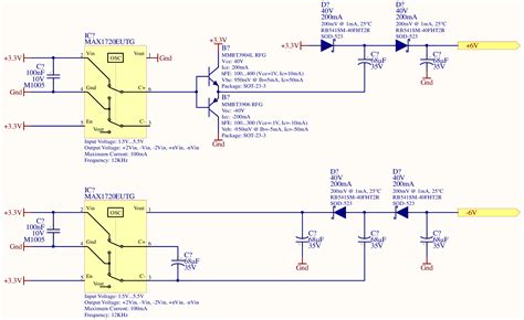 Increasing output current of the inverting voltage doubler charge pump ...