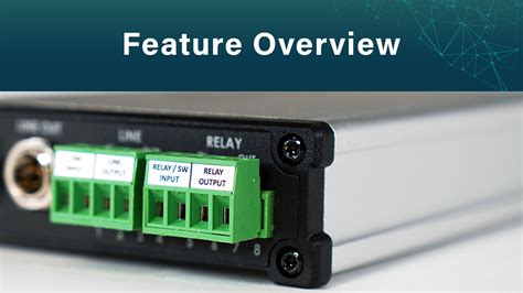 Smart Relay - Feature Overview