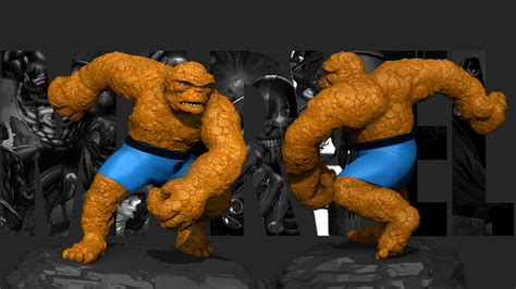 The Thing Marvel Fantastic four 3D print model | CGTrader