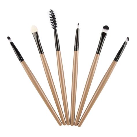 6Pcs Pro eye Makeup Brushes Set Foundation Eyeshadow Eyeliner Lip ...