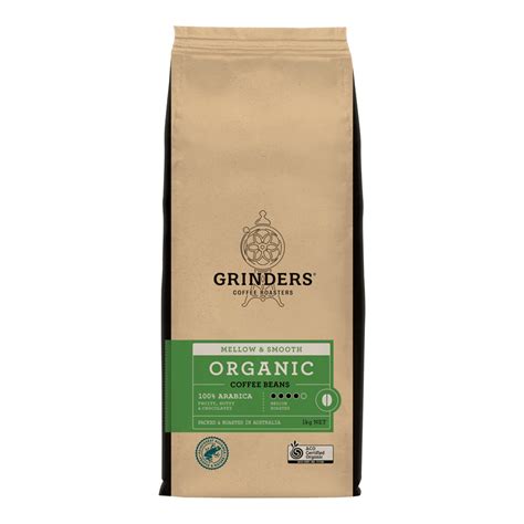 Organic Arabica Beans 1kg | Grinders® Coffee