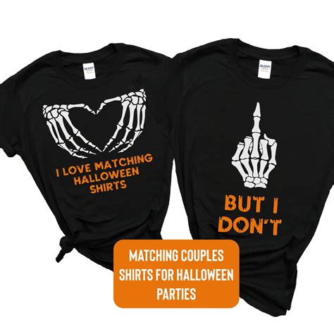 Funny Couples Halloween Shirts Matching Halloween Party - Etsy