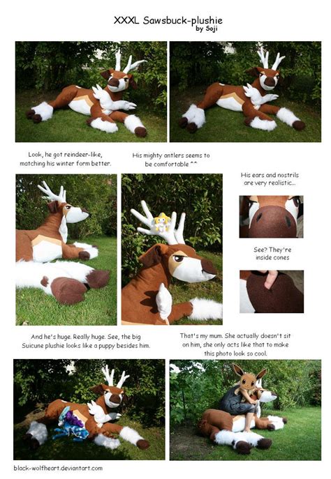 XXXL Sawsbuck Plushie by Samurai-Akita on DeviantArt