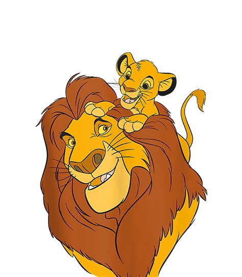 Disney The Lion King Simba and Mufasa Father and Son Beach Towel by Mafalq Bridg - Pixels