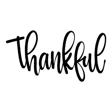 Thankful Grateful Blessed Clip Art SVG PNG JPEG - Etsy Ireland