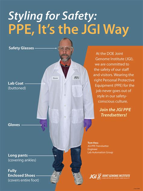 Styling for Safety: PPE, It's the JGI Way - DOE Joint Genome Institute