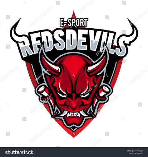 Red Devils Sport Logo Vector Stock Vector (Royalty Free) 1173093001 ...