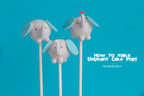 How to make Elephant Cake Pops • Pint Sized Baker