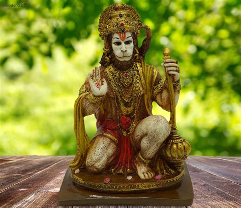 Buy Lord Hanuman giving blessing Idol Online in India at Best Price - Modern Religious Idols ...